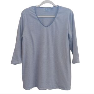 Maternity cotton blend,3/4 sleeve top, size M